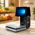 Весы с печатью этикетки Rongta Aurora S2D (15,6" + Дополнительный дисплей)